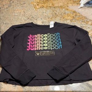 **NWT** Justice Active long sleeve